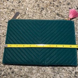 Crew velvet clutch
